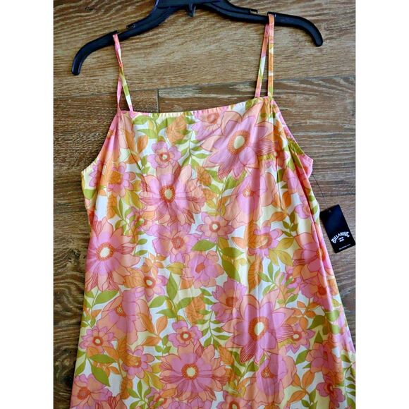 Billabong 24B1302401 Women's Sz Medium Golden Hour Floral Maxi Dress - Picture 5 of 7